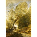 Puzzle   Jean-Baptiste-Camille Corot : La Forêt de Coubron, 1872