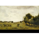 Puzzle   Jean-Baptiste-Camille Corot : Vue près d'Epernon, 1850-1860