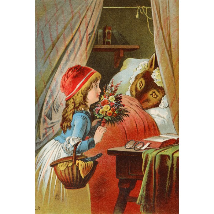 Puzzle   Le Petit Chaperon Rouge, illustration par Carl Offterdinger