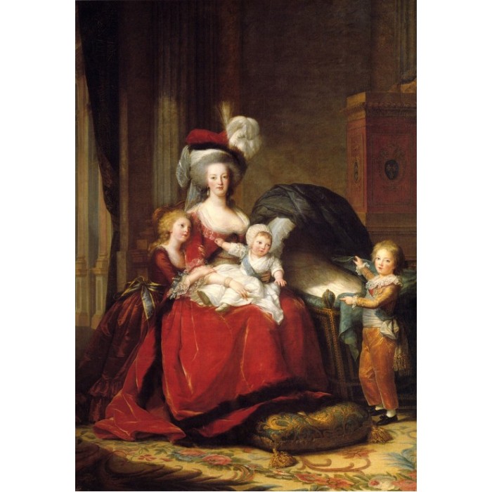 Puzzle   Louise-Élisabeth Vigee le Brun : Marie Antoinette et ses enfants, 1787