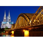 Puzzle   Pièces Magnétiques - Cathédrale et Pont Hohenzollern de Cologne