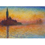   Puzzle Magnétique - Claude Monet : Saint-Georges-Majeur au Crépuscule, 1908