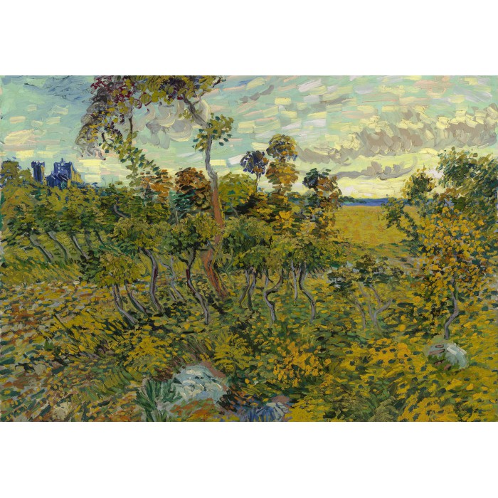 Puzzle   Van Gogh Vincent : Coucher de Soleil à Montmajour, 1888