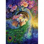 Puzzle  Grafika-02983-P Peacock Daze