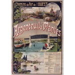 Puzzle   Affiche Chemins de Fer : Argenteuil-Mantes, 1893