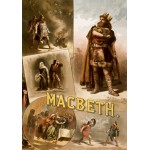 Puzzle   Affiche pour une production Américaine de Macbeth, avec Thomas W. Keene, 1884