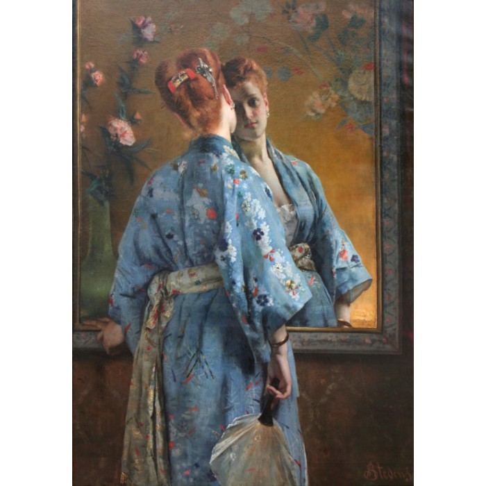 Puzzle   Alfred Stevens : La Parisienne Japonaise, 1872