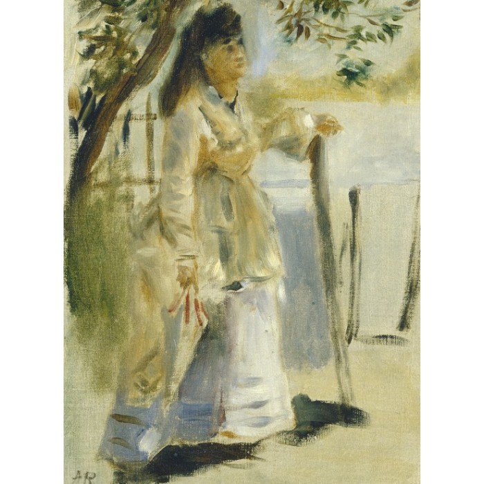 Puzzle   Auguste Renoir : Femme à la Barrière, 1866