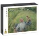 Camille Pissarro : Jeunes Paysannes se Reposant dans les Champs Près de Pontoise, 1882