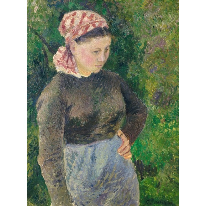 Puzzle   Camille Pissarro : Paysanne, 1880