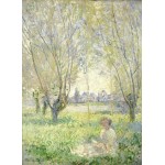 Puzzle   Claude Monet - Femme assise sous les Saules, 1880