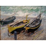 Puzzle   Claude Monet : Trois bateaux de Pêche, 1886