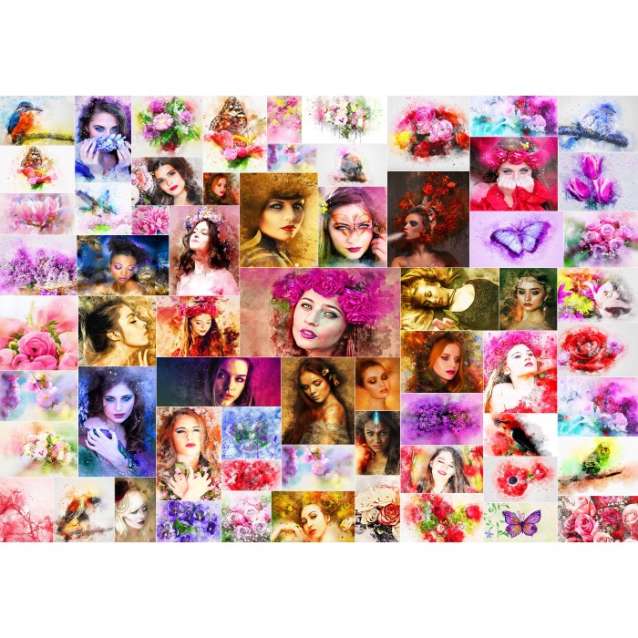 Puzzle   Collage - Femmes