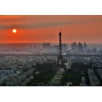 Puzzle   Coucher de Soleil sur Paris