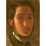 Puzzle   Edgar Degas : Autoportrait avec Col Blanc, 1857