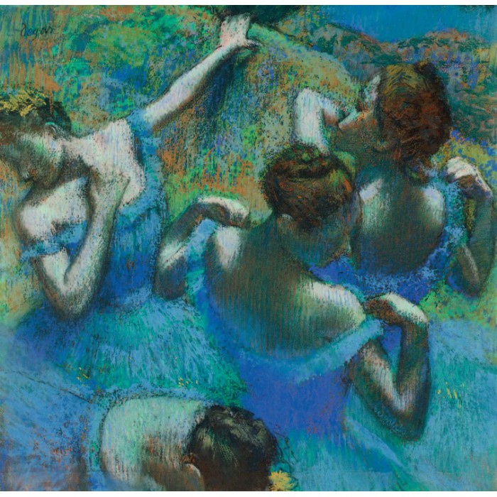 Puzzle   Edgar Degas : Danseuses Bleues, 1897