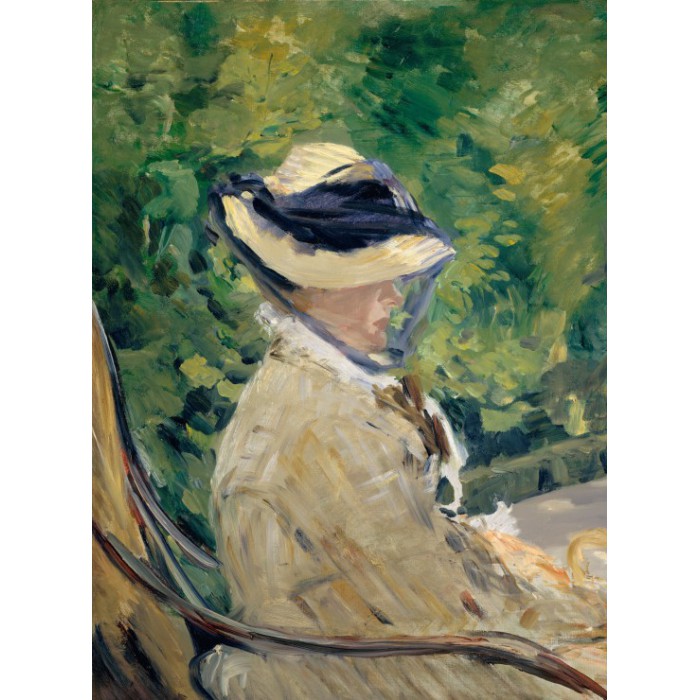 Puzzle   Edouard Manet : Madame Manet à Bellevue, 1880