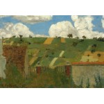 Puzzle   Edouard Vuillard : Paysage d'Ile de France, 1894