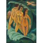 Puzzle   Ernst Ludwig Kirchner : Trois Baigneuses, 1913