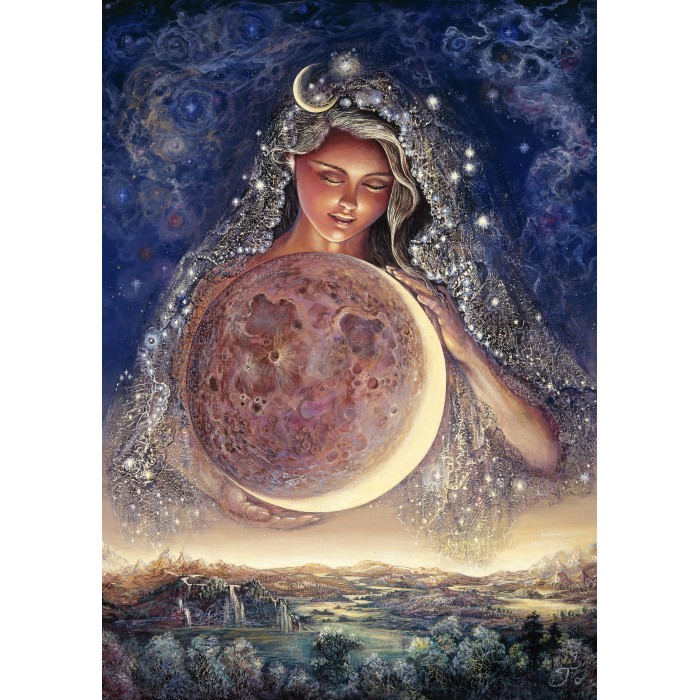 Puzzle Grafika-F-30077 Josephine Wall - Moon Goddess