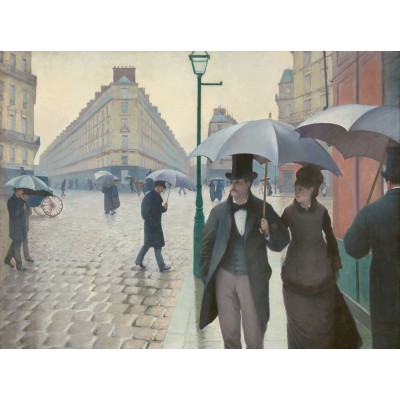 Puzzle Grafika-F-30112 Gustave Caillebotte : Rue de Paris, Jour de Pluie, 1877