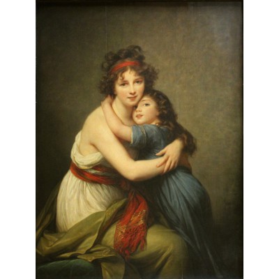 Puzzle Grafika-F-30133 Elisabeth Vigée-Lebrun : Madame Vigée-Lebrun et sa fille, 1789
