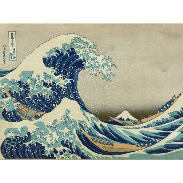 Puzzle  Grafika-F-30189 Katsushika Hokusai : La Grande Vague de Kanagawa, 1826-1833