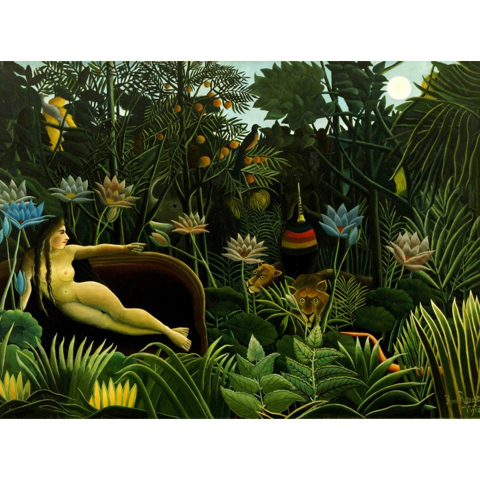 Puzzle  Grafika-F-30218 Henri Rousseau : The Dream, 1910