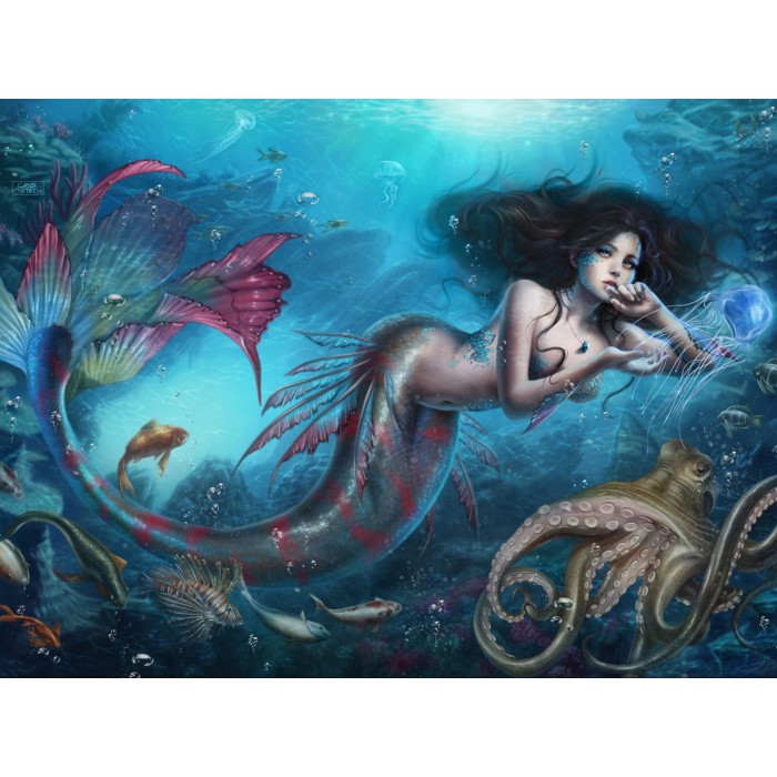 Puzzle Grafika-F-30265 As Deep as my Song goes