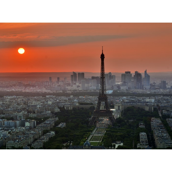 Puzzle Grafika-F-30323 Coucher de Soleil sur Paris