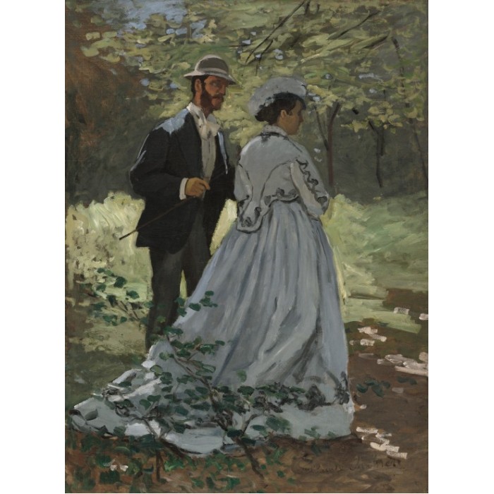 Puzzle  Grafika-F-30421 Claude Monet - Bazille et Camille, 1865