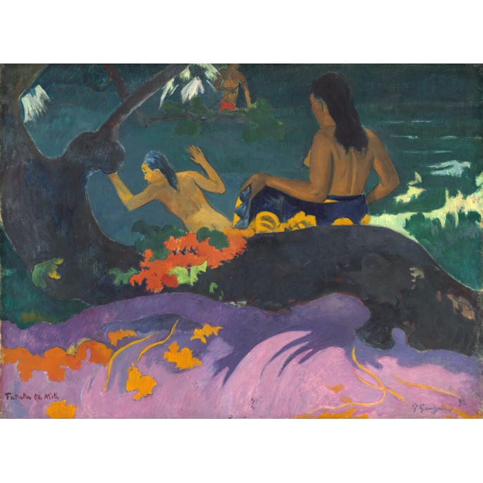 Puzzle  Grafika-F-30502 Paul Gauguin : Fatata te Miti (Par la Mer), 1892