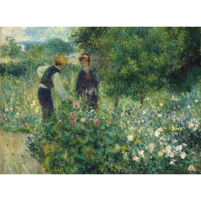 Puzzle Grafika-F-30525 Auguste Renoir : Cueillette de Fleurs, 1875