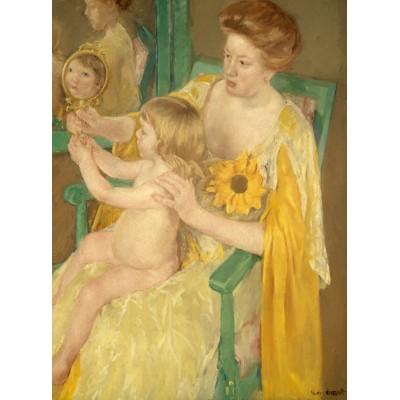 Puzzle Grafika-F-30539 Mary Cassatt : Mère et Enfant, 1905