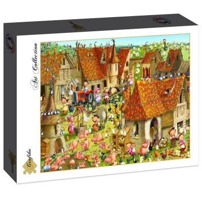 Puzzle Grafika-F-30606 François Ruyer - Ferme 2