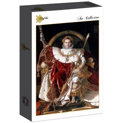 Puzzle Grafika-F-30633 Jean-Auguste-Dominique Ingres : Napoléon sur le trône impérial, 1806