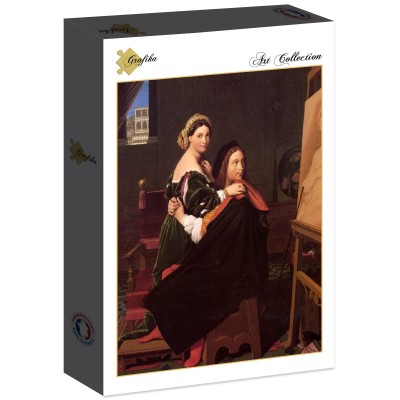 Puzzle Grafika-F-30635 Jean-Auguste-Dominique Ingres : Raphaël et la Fornarina, 1814