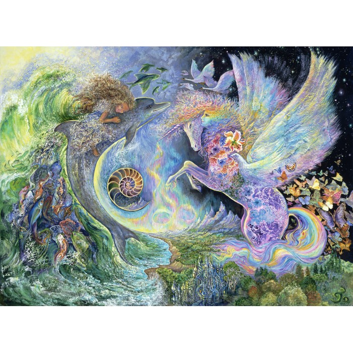 Puzzle  Grafika-F-30655 Josephine Wall - Magical Meeting