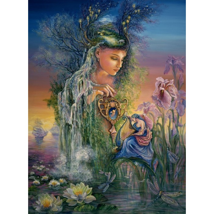 Puzzle Grafika-F-30669 Josephine Wall - Undine