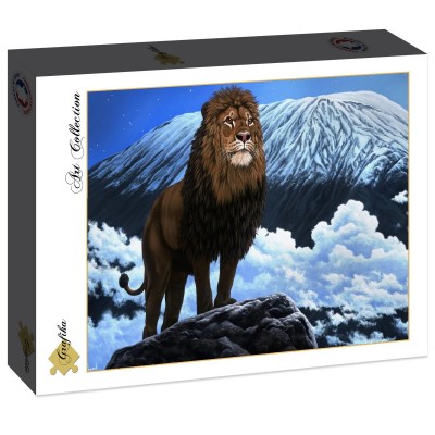 Puzzle Grafika-F-30729 Schim Schimmel - King of Kilimanjaro