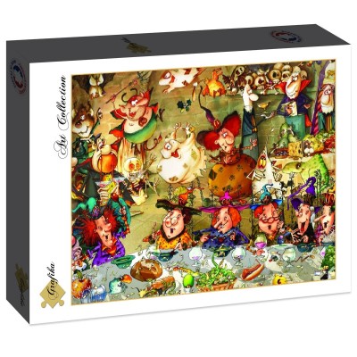 Puzzle Grafika-F-30742 François Ruyer - Repas entre Sorcières