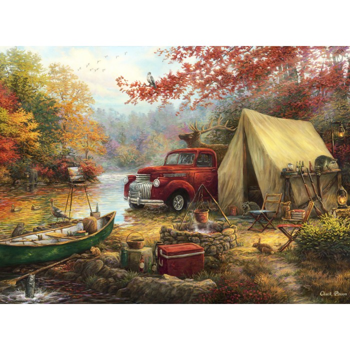 Puzzle Grafika-F-30775 Chuck Pinson - Share the Outdoors