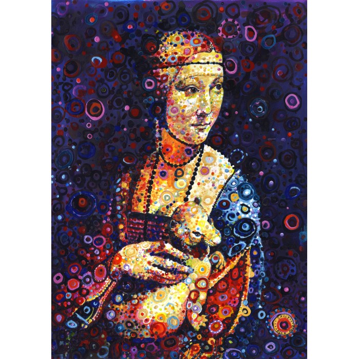 Leonardo da Vinci: Lady with an Ermine, by Sally Rich