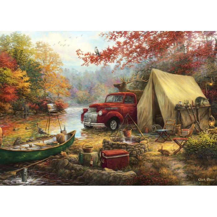 Puzzle Grafika-F-32227 Chuck Pinson - Share the Outdoors