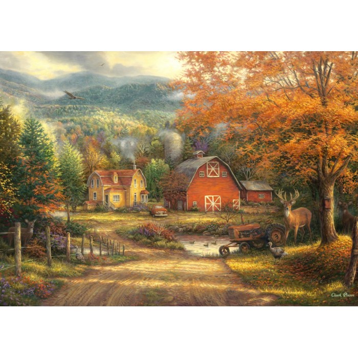 Puzzle  Grafika-F-32243 Chuck Pinson - Country Roads Take Me Home