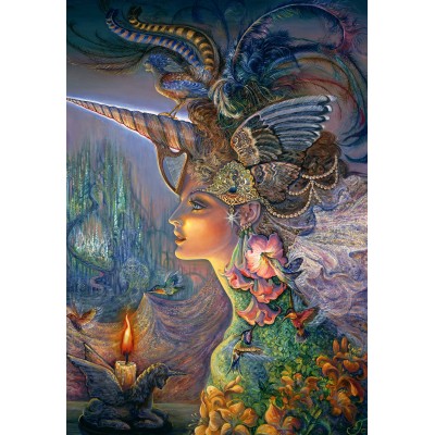 Puzzle Grafika-F-32383 Josephine Wall - My Lady Unicorn