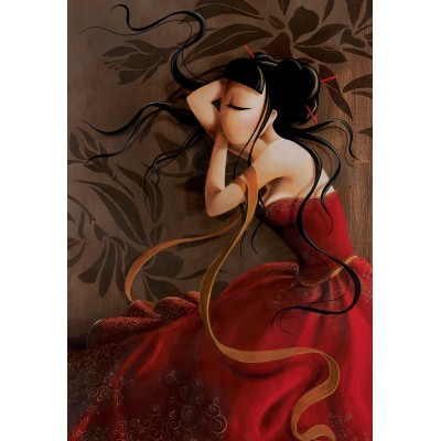 Puzzle Grafika-F-32571 Misstigri - La Belle Endormie