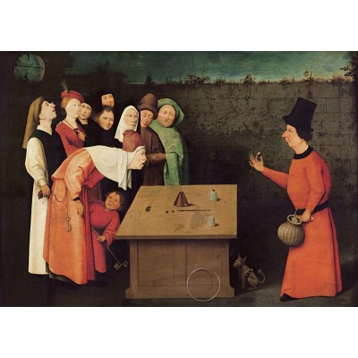 Puzzle Grafika-F-32622 Bosch - Le Prestidigitateur, 1502