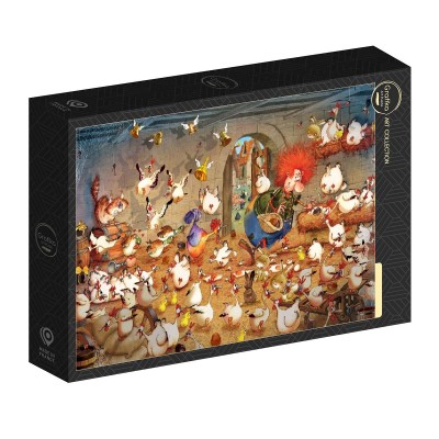 Puzzle Grafika-F-32685 François Ruyer - Sorcière de Pâques