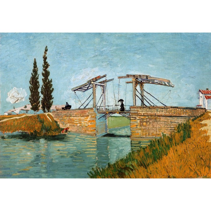 Puzzle  Grafika-F-32742 Vincent Van Gogh - Pont de Langlois en Arles, 1888